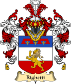Italian Family Coat of Arms (v.25a) Righetti