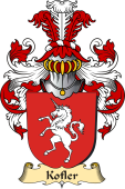 v.23 Coat of Family Arms from Germany for Kofler