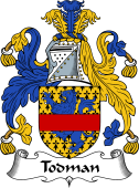 English Coat of Arms for Todman