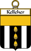 Irish Badge for Kelleher or O'Kelleher