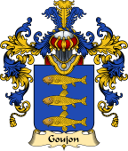 French Family Coat of Arms (v.25) Goujon