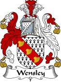 English Coat of Arms for Wensley or Wendesley