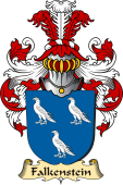 v.23 Coat of Family Arms from Germany for Falkenstein