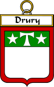 Irish Badge for Drury or McDrury