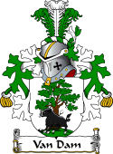 Dutch Coat of Arms for Van Dam