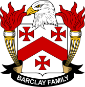 Coat of arms used by the Barclay family in the United States of America