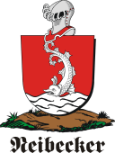 German shield on a mount for Neibecker