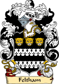 English or Welsh Family Coat of Arms (v.23) for Feltham (London)