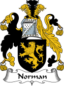 English Coat of Arms for the family Norman II