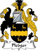English Coat of Arms for Pledger