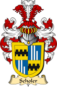 v.23 Coat of Family Arms from Germany for Scholer