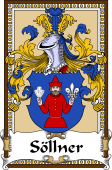German Coat of Arms Wappen Bookplate  for Söllner