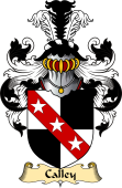 English Coat of Arms (v.23) for the family Calley