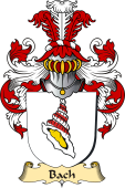 v.23 Coat of Family Arms from Germany for Bach