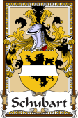 German Coat of Arms Wappen Bookplate  for Schubart