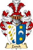 v.23 Coat of Family Arms from Germany for Zanck
