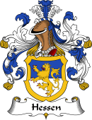 German Wappen Coat of Arms for Hessen