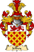 English Coat of Arms (v.23) for the family Jeffrey