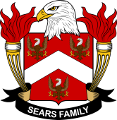 Coat of arms used by the Sears family in the United States of America