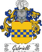 Araldica Italiana Coat of arms used by the Italian family Gabrielli