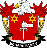 Coat of arms used by the McHard family in the United States of America