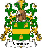Coat of Arms from France for Chrétien