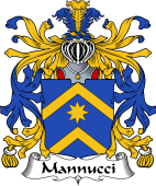 Italian Coat of Arms for Mannucci