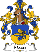 German Wappen Coat of Arms for Maass