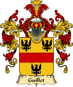 French Family Coat of Arms (v.25) Guillet