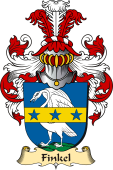 v.23 Coat of Family Arms from Germany for Finkel