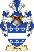 English Coat of Arms (v.23) for the family Olney