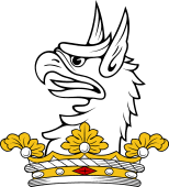 Family crest from Ireland for West (Roscommon)