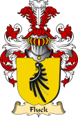 v.23 Coat of Family Arms from Germany for Fluck