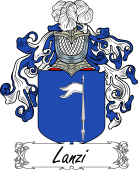 Araldica Italiana Coat of arms used by the Italian family Lanzi