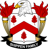 Coat of arms used by the Shippen family in the United States of America