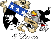 Sept (Clan) Coat of Arms from Ireland for O'Doran