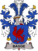 Danish Coat of Arms for Bagge
