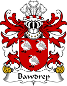 Welsh Coat of Arms for Bawdrep (of Pen-marc, Glamorgan)