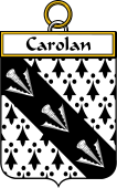Irish Badge for Carolan or O'Carolan
