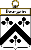 French Coat of Arms Badge for Bourgoin