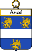 French Coat of Arms Badge for Ancel