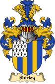 English Coat of Arms (v.23) for the family Shirley or Sherley
