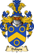 English Coat of Arms (v.23) for the family Dobyns or Dobbins