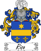 Araldica Italiana Coat of arms used by the Italian family Riso