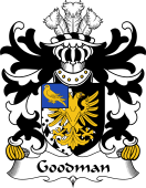 Welsh Coat of Arms for Goodman (of Ruthin, Denbighshire)