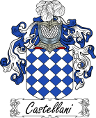 Araldica Italiana Coat of arms used by the Italian family Castellani