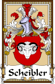 German Coat of Arms Wappen Bookplate  for Scheibler