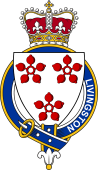 Families of Britain Coat of Arms Badge for: Livingston (Scotland)