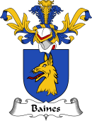 Coat of Arms from Scotland for Bain or Baines