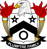 Coat of arms used by the Plumptre family in the United States of America